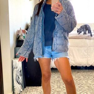 Free People Dolman Quilted Knit jacket